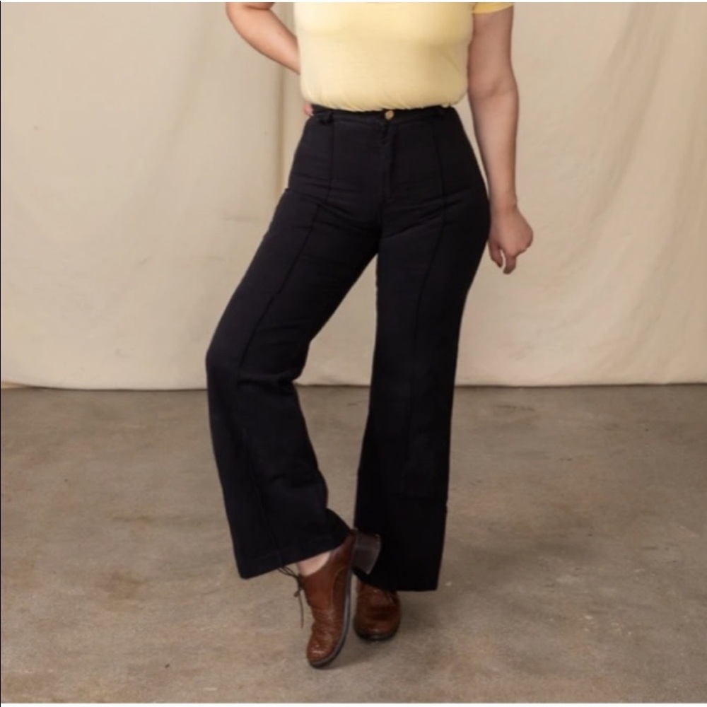 BBP XS Black Western Pants *old style with pockets*